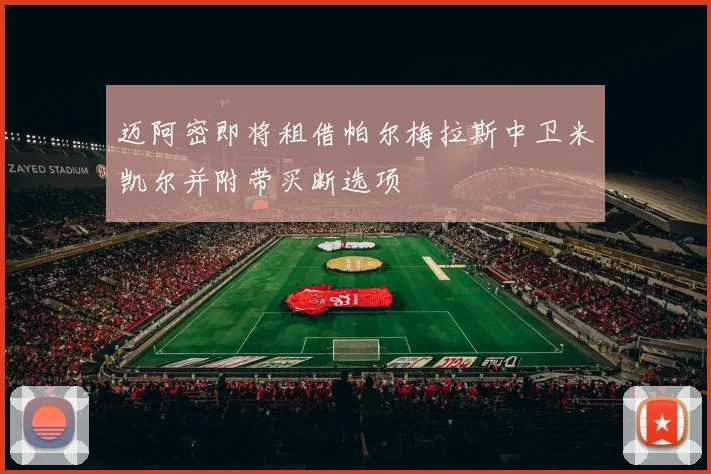 迈阿密即将租借帕尔梅拉斯中卫米凯尔并附带买断选项